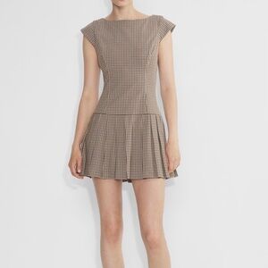 Aritzia Sunday Best Palette Plaid Dress